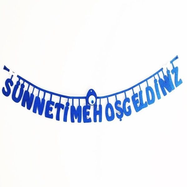 Keçe Sünnetime Hoşgeldiniz Yazı