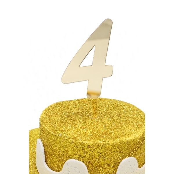 Pasta üstü Gold 4 Yaş Pileksi