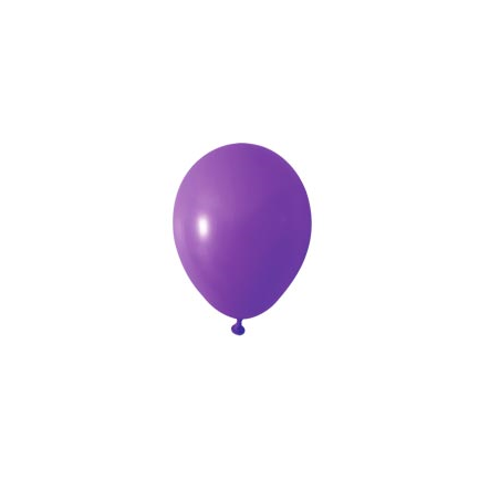 Pastel Mini Mor Balon 5 inc 10 adet