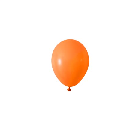 Pastel Mini Turuncu Balon 5 İnc 10 Adet