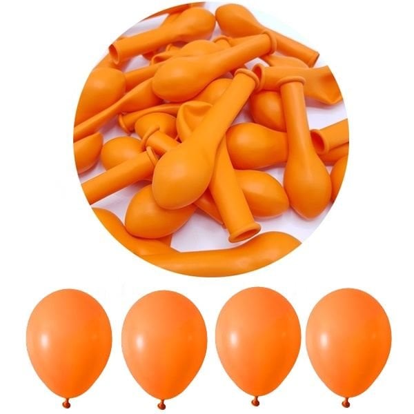 Pastel Mini Turuncu Balon 5 İnc 10 Adet