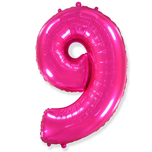 Folyo Fuşya 9 Yaş Balon 82 cm