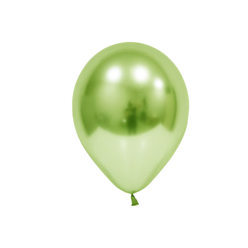 Krom Açık Yeşil Balon 5 Adet
