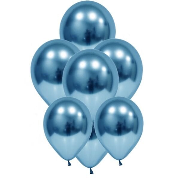 Krom Mavi Balon 5 Adet