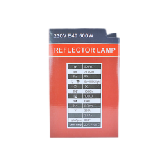 Mercury 500W 230V 7700LM 2800K E40 Reflektör Ampul