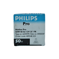 Philips 50W 12V 2800K 25° BA15D Buzlu Cam Halojen Çanak Ampul