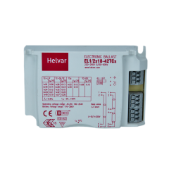 Helvar 1/2 x 18W/42W Elektronik Balast