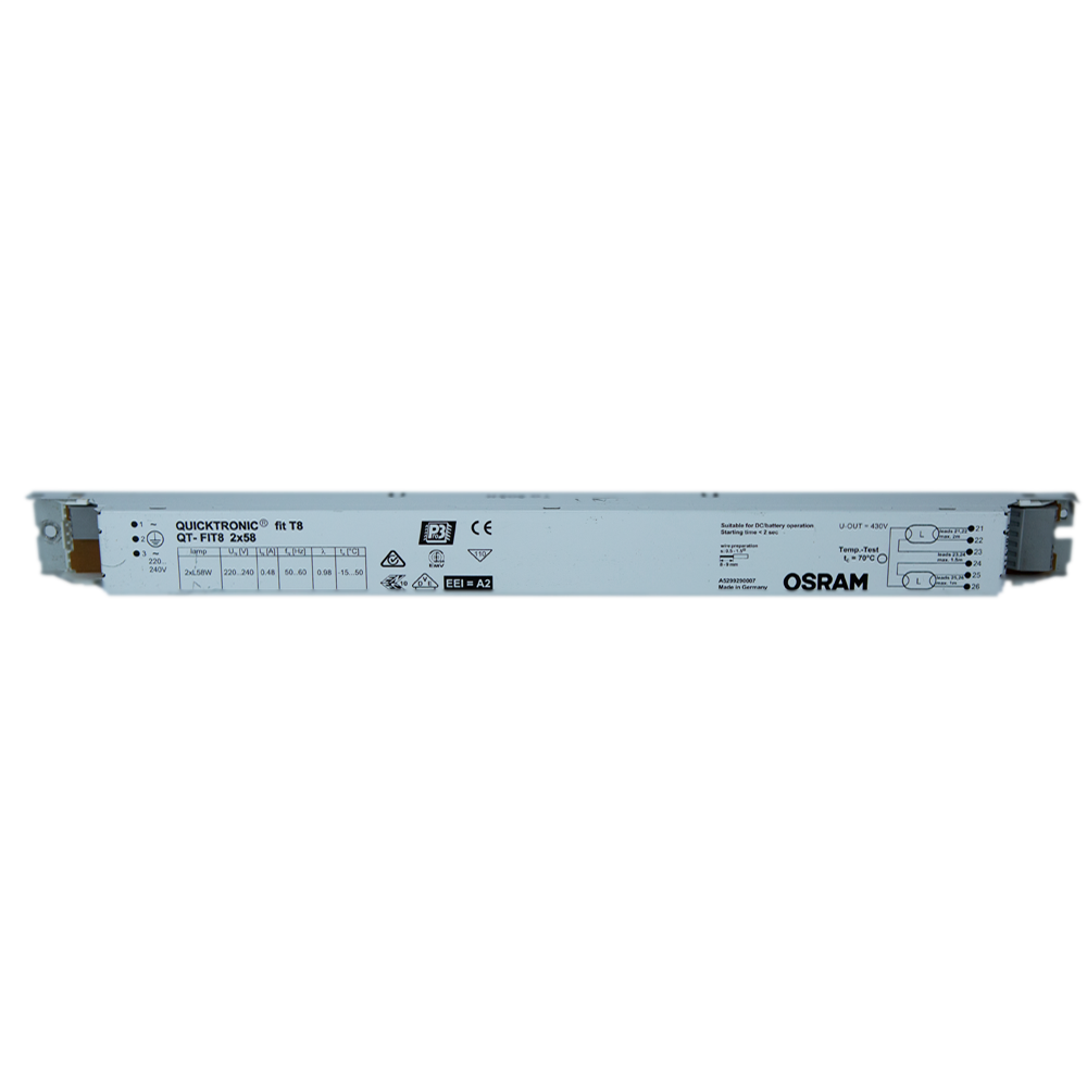 Osram 2x58W Elektronik Balast