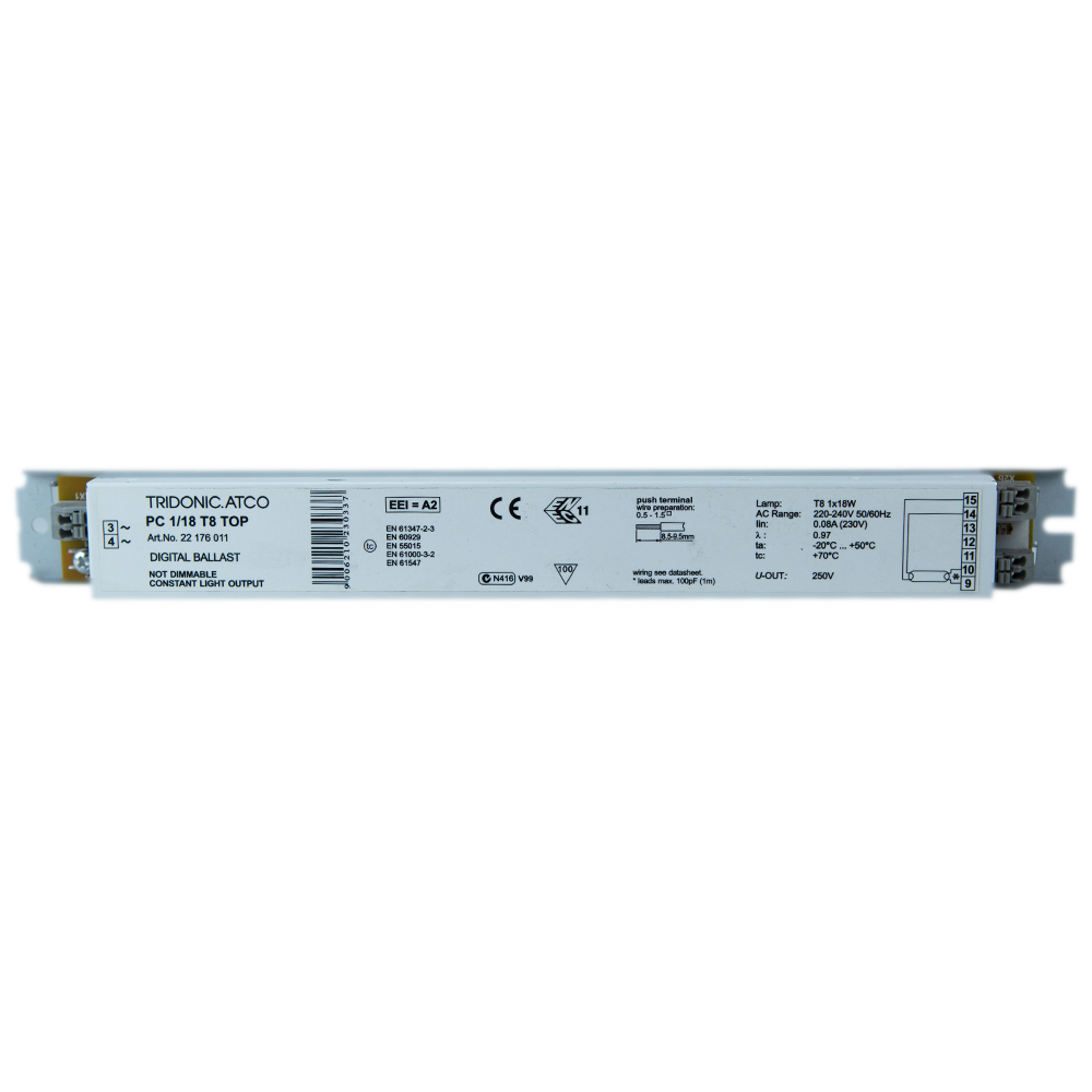 Tridonic 1x18W Elektronik Balast