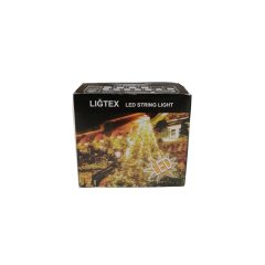 Liğtex Led Yılbaşı Süsü 10W 230V RGB 10m Ek Aparatlı Fişli