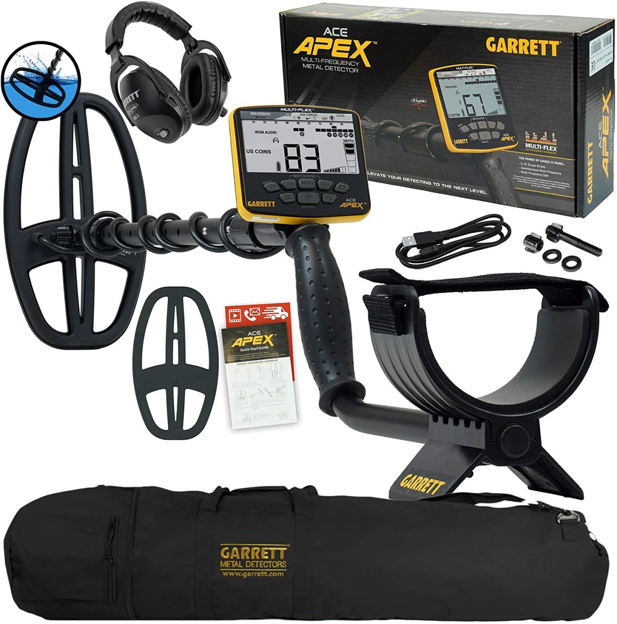 Garrett Apex Fiyatı (Kablosuz Kulaklıklı Paket)