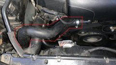 Volkswagen Touareg Radyatör Alt Hortumu