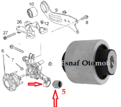 Opel Vectra C Arka Aks Taşıyıcı Burcu, 423320