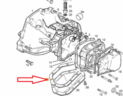Opel Astra F Şanzıman Alt Karter Contası, 370035