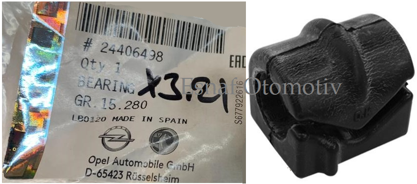 Opel Combo C  Viraj Demir Lastiği, GM Marka, 350143