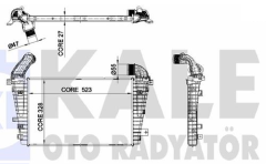 OPEL ASTRA H 1.7  TURBO RADYATÖRÜ, 6302082