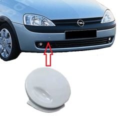 OPEL CORSA C ÖN TAMPON ÇEKİ DEMİR KAPAĞI, 1405484