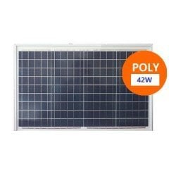 42 W POLYKRİSTAL GÜNEŞ PANELİ