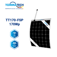 TOMMATECH 170WP FLEXİBLE GÜNEŞ PANELİ
