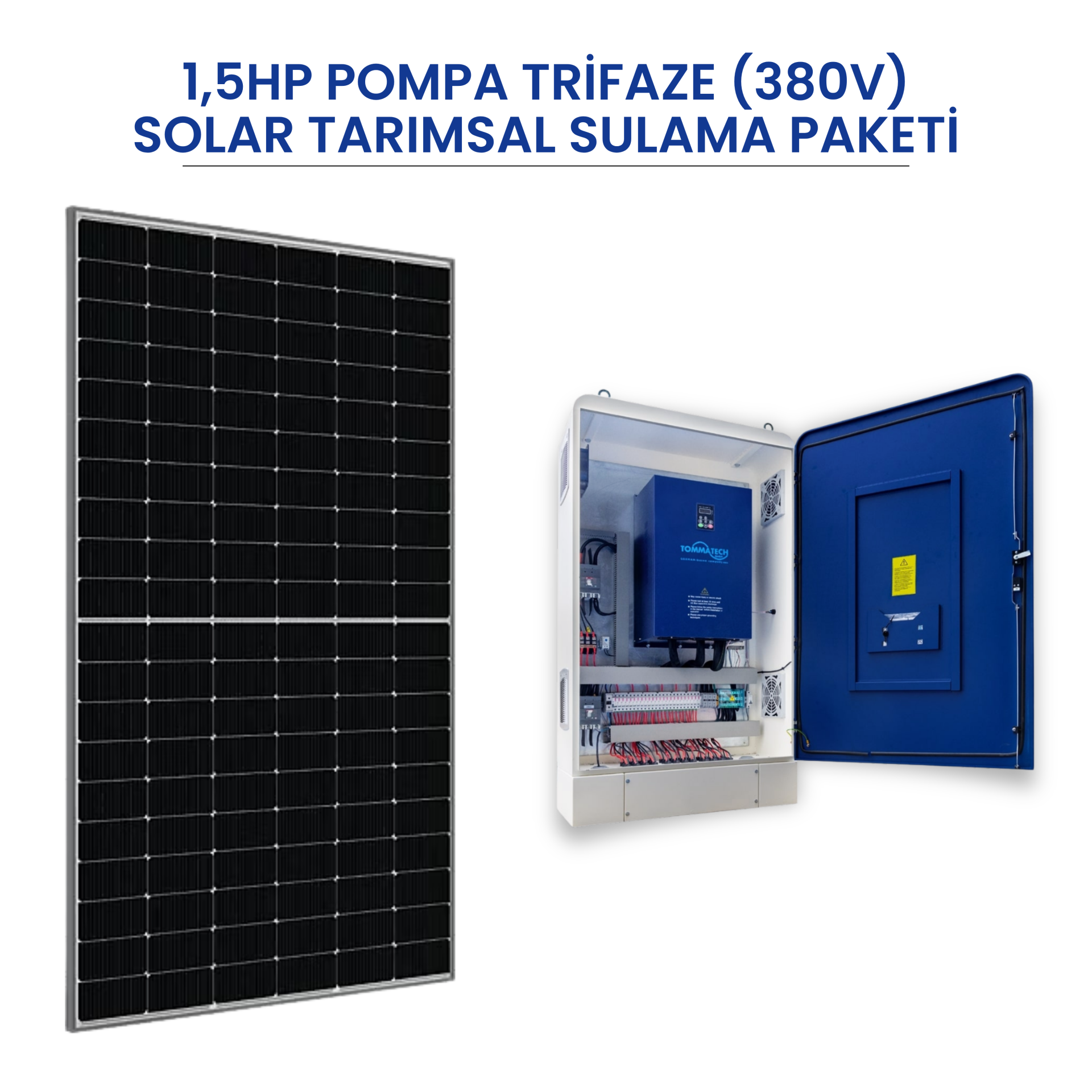 1.5HP TRİFAZE DALGIÇ POMPA - TARIMSAL SULAMA SİSTEMİ