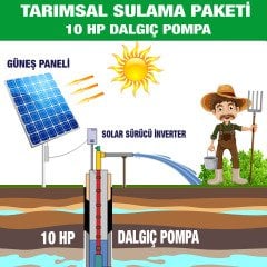 10HP DALGIÇ POMPA - TARIMSAL SULAMA SİSTEMİ