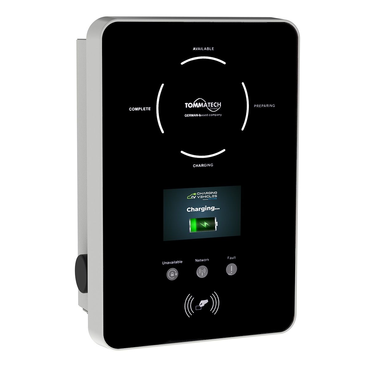 Trio 22kW 3 Faz/400V Wifi &LCD Kablosuz Araç Şarj İstasyonu