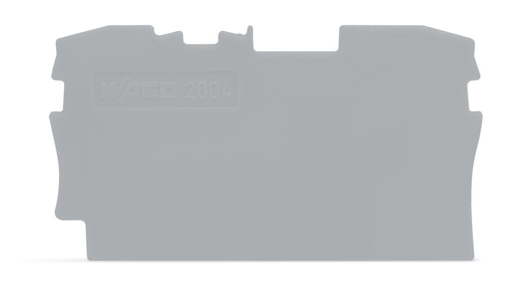 2004-1291 Nihayet Plakası 1mm Gri