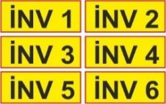 İNV 1-6 ARASI 4x10 CM FOLYO