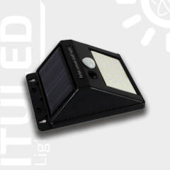 Solar LED Güneş Enerjili Dış Cephe Aydınlatma 6W Işık ve Hareket Sensörlü ITU10101