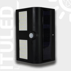 Solar LED Güneş Enerjili Dış Cephe Aydınlatma 12W Işık ve Hareket Sensörlü ITU10102