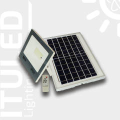Solar LED Güneş Enerjili Projektör 60W Aydınlık Düzeyi Sensörlü Kumandalı ITU10301