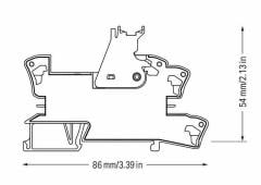 788-512 AC 24 V, 2x8 A, soketli