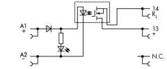 857-734 24VDC giriş, 24VDC çıkış 8A SSR