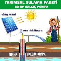 80HP DALGIÇ POMPA - TARIMSAL SULAMA SİSTEMİ