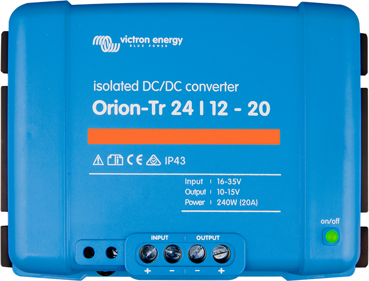 Orion-Tr 24/12-5 (60W) Yalıtılmış DC-DC Konvertörleri