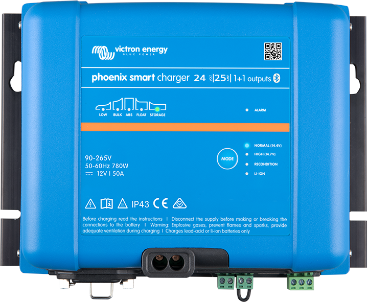 Phoenix Smart IP43 Charger 24/25 (1+1) 120/240V