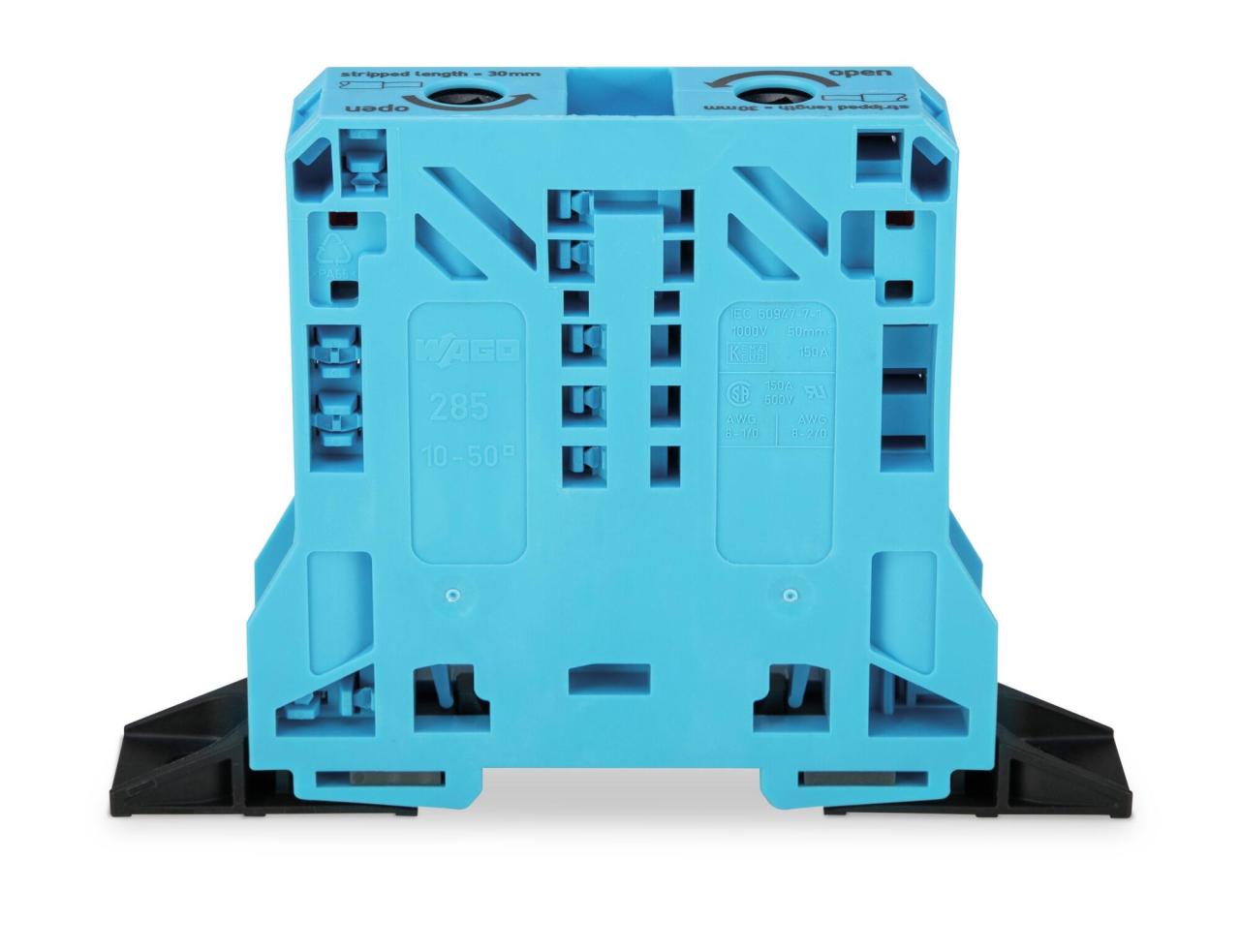285-144 2 iletkenli geçiş klemensi; 50 mm²