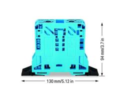 285-144 2 iletkenli geçiş klemensi; 50 mm²