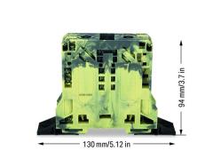 285-147 2 iletkenli geçiş klemensi; 50 mm²