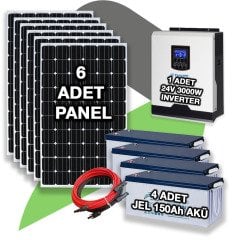 Akülü Solar Paket Sistem 4