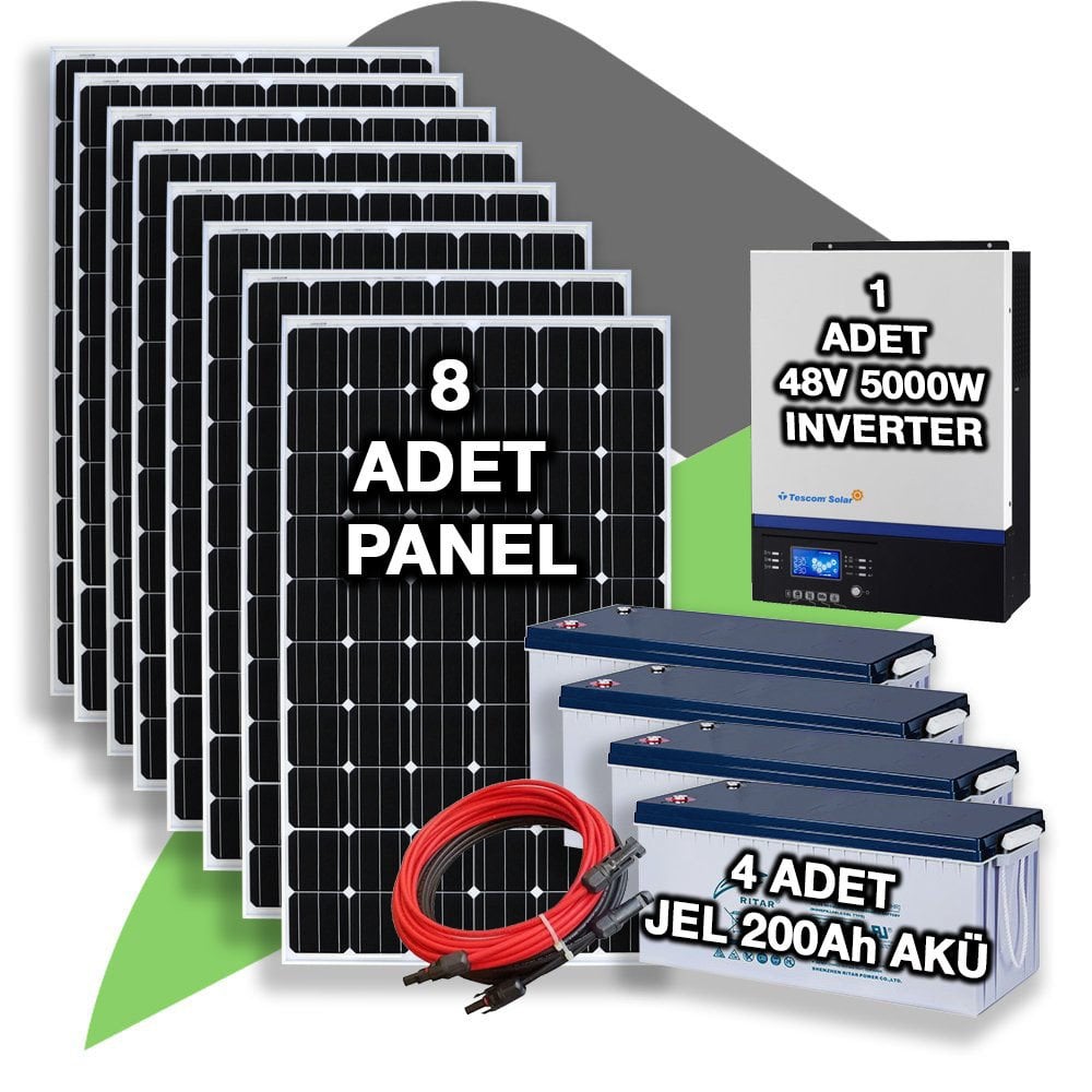 Akülü Solar Paket Sistem 5