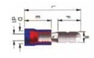 CAT 0.50-1.50MM İZOLELİ KURŞUN ERKEK KABLO UCU