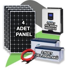 Akülü Solar Paket Sistem 3