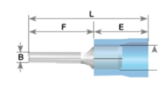 CAT 1.50-2.50MM İĞNE TİP PVC İZOLELİ KABLO UCU
