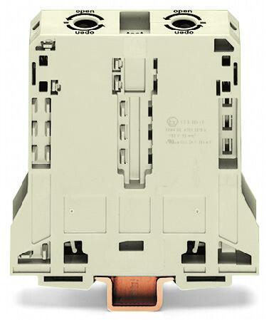 285-995 2 iletkenli geçiş klemensi; 95 mm²