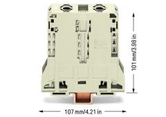 285-995 2 iletkenli geçiş klemensi; 95 mm²