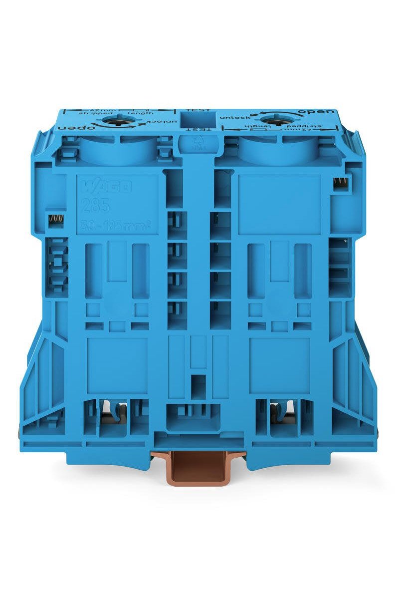 285-1184 2 iletkenli geçiş klemensi; 185 mm²