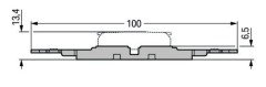 221-2502 Gerilim azaltıcılı montaj taşıyıcısı; 2 yollu