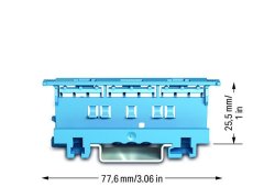 221-500/000-006 Montaj taşıyıcısı; 221 Serisi - 4 mm²