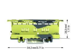 221-510/000-053 Montaj taşıyıcısı; 221 Serisi - 6 mm²